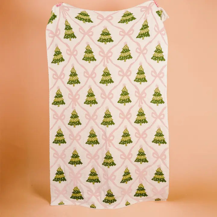 Twinkling Trees Cozy Dreams Blanket