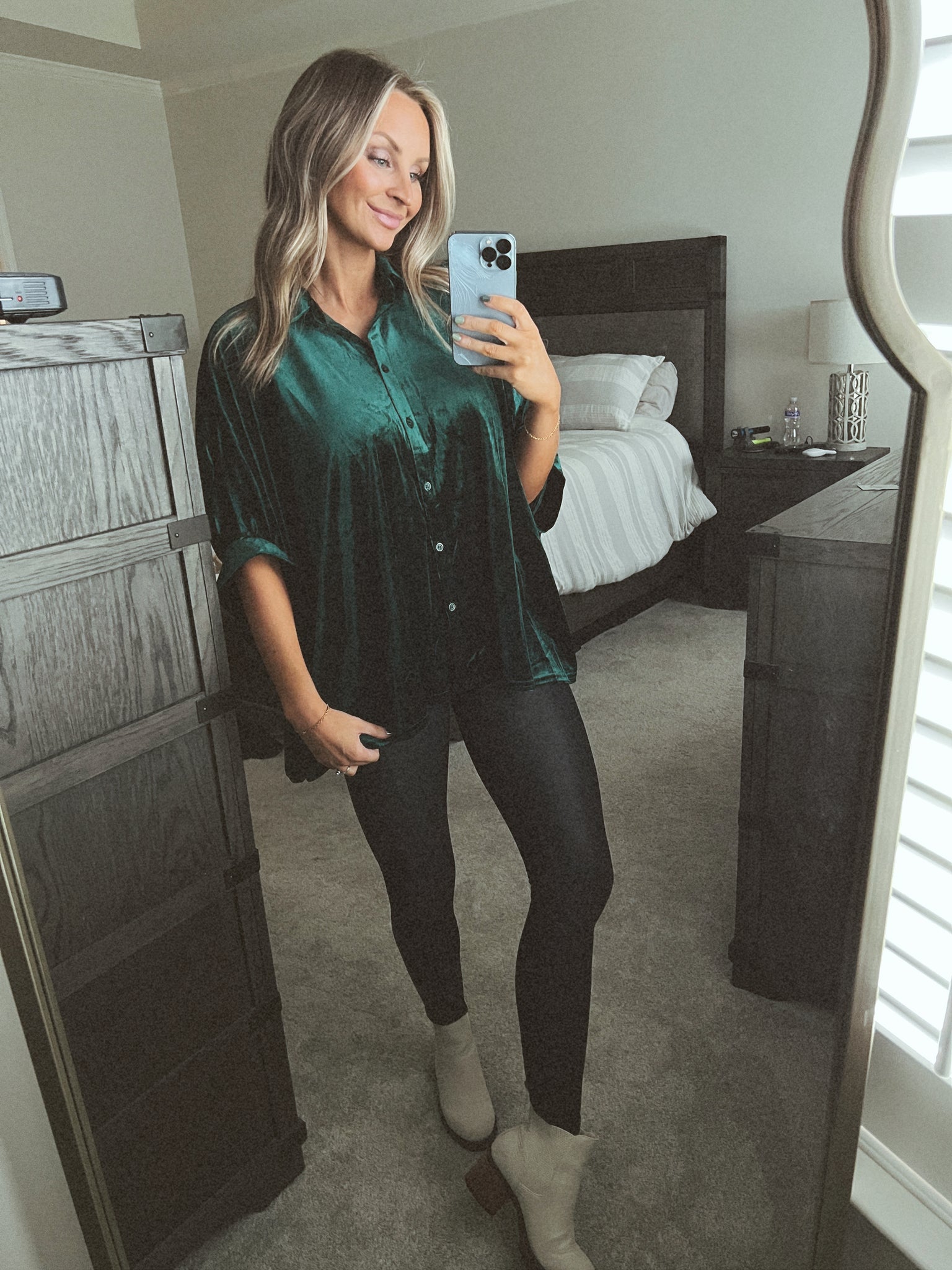 Forest Velvet Top