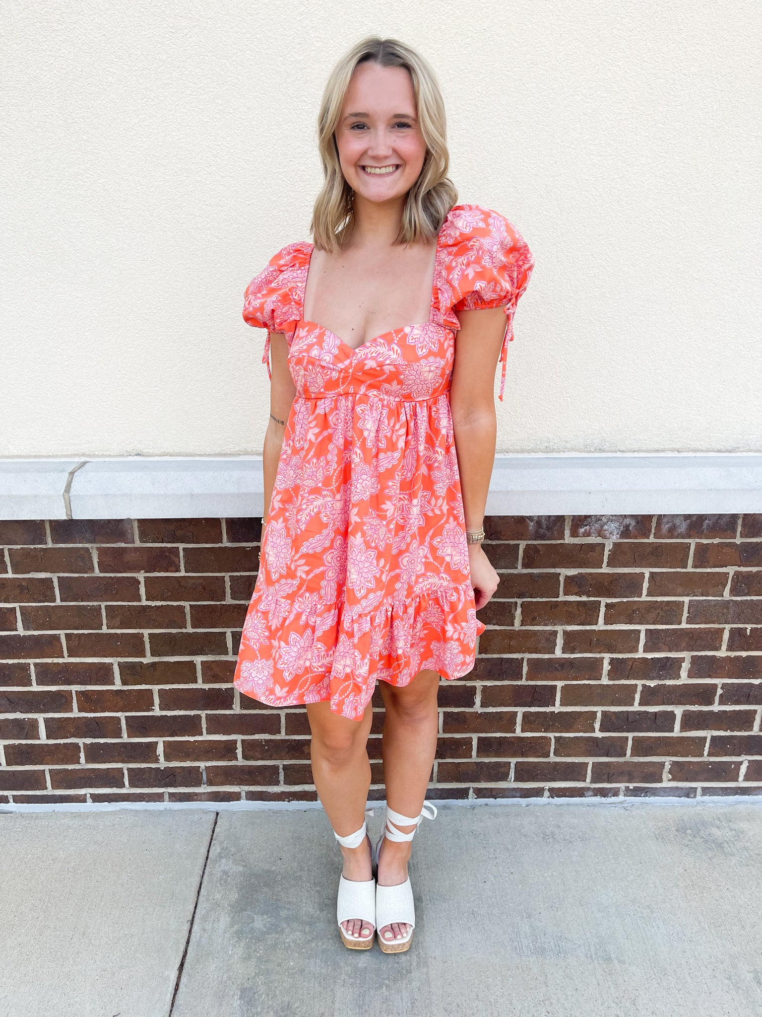 Orange Shine Dress