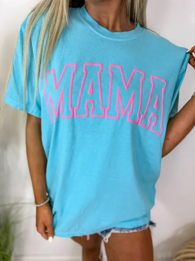 MAMA Graphic// Lagoon Blue