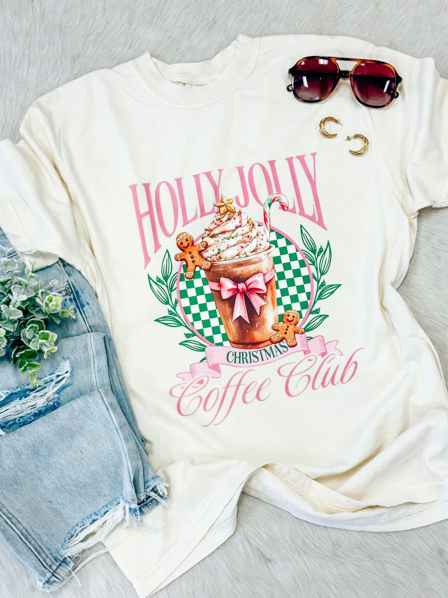 Holly Jolly Coffee Club Graphic