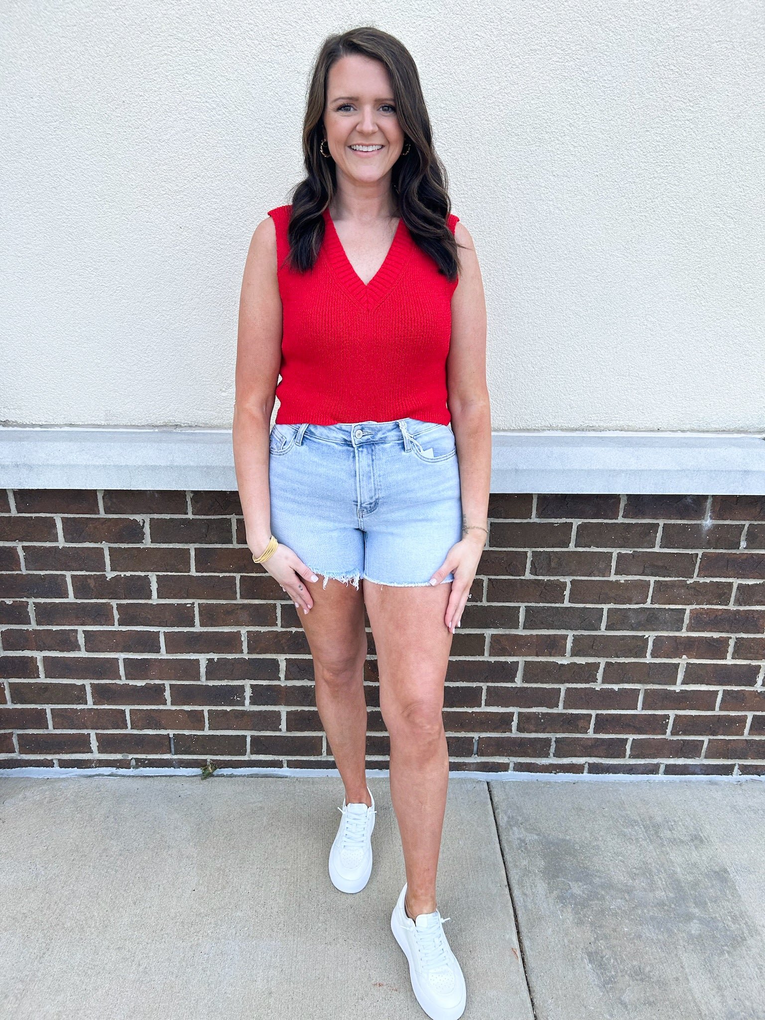 Red Tank Sweater