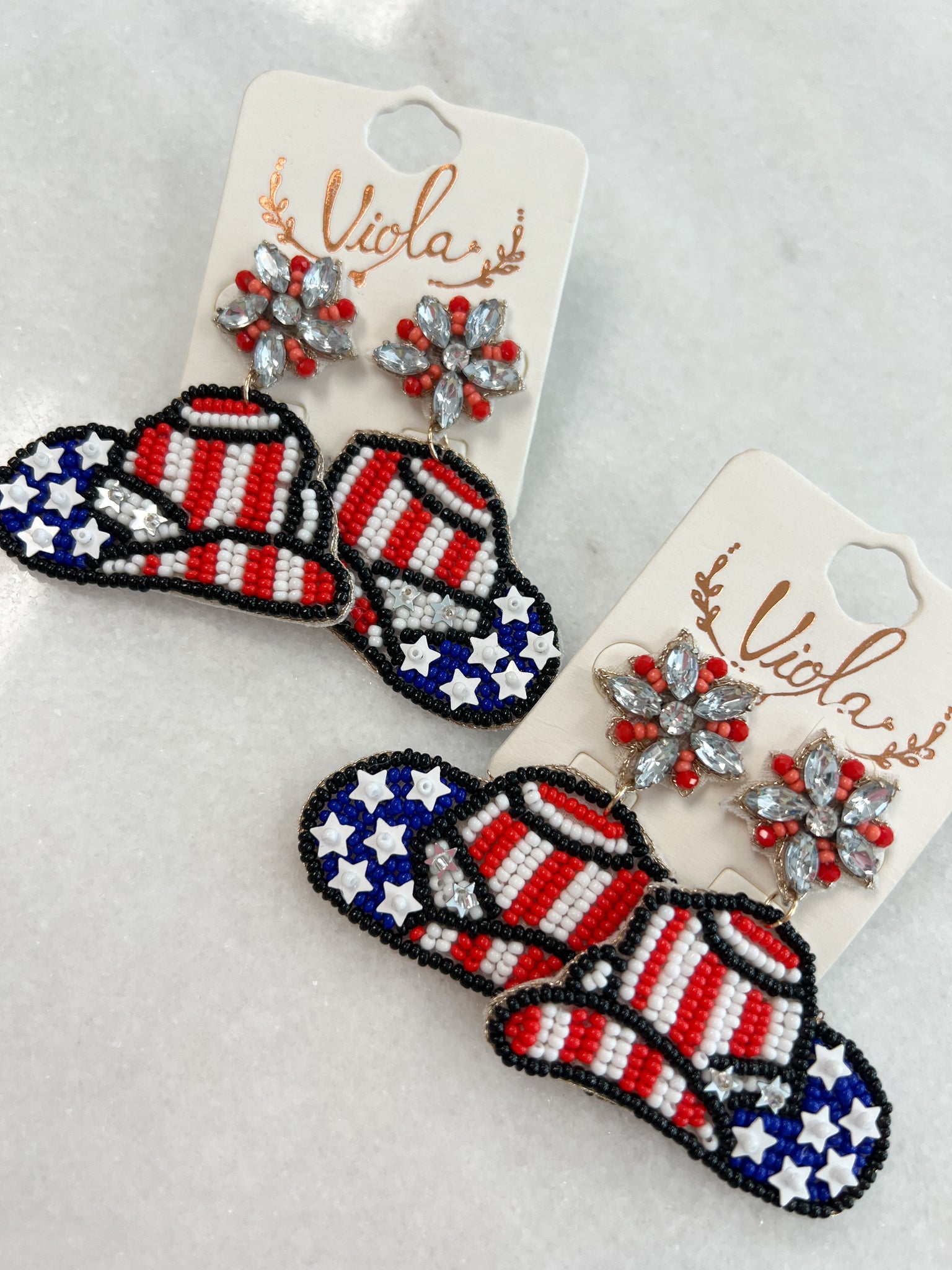 Howdy In The USA Earring