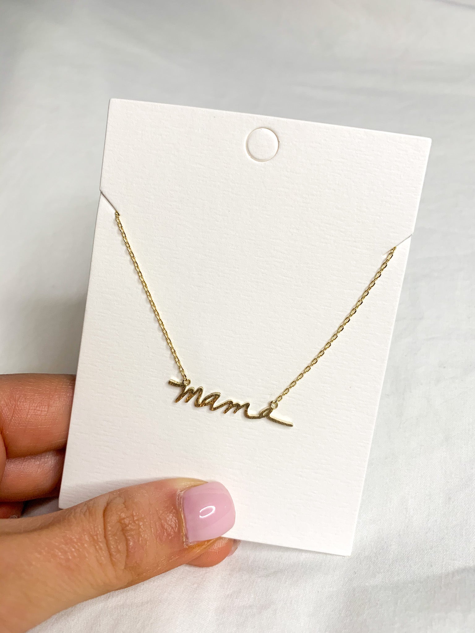 "Mama" Mini Necklace