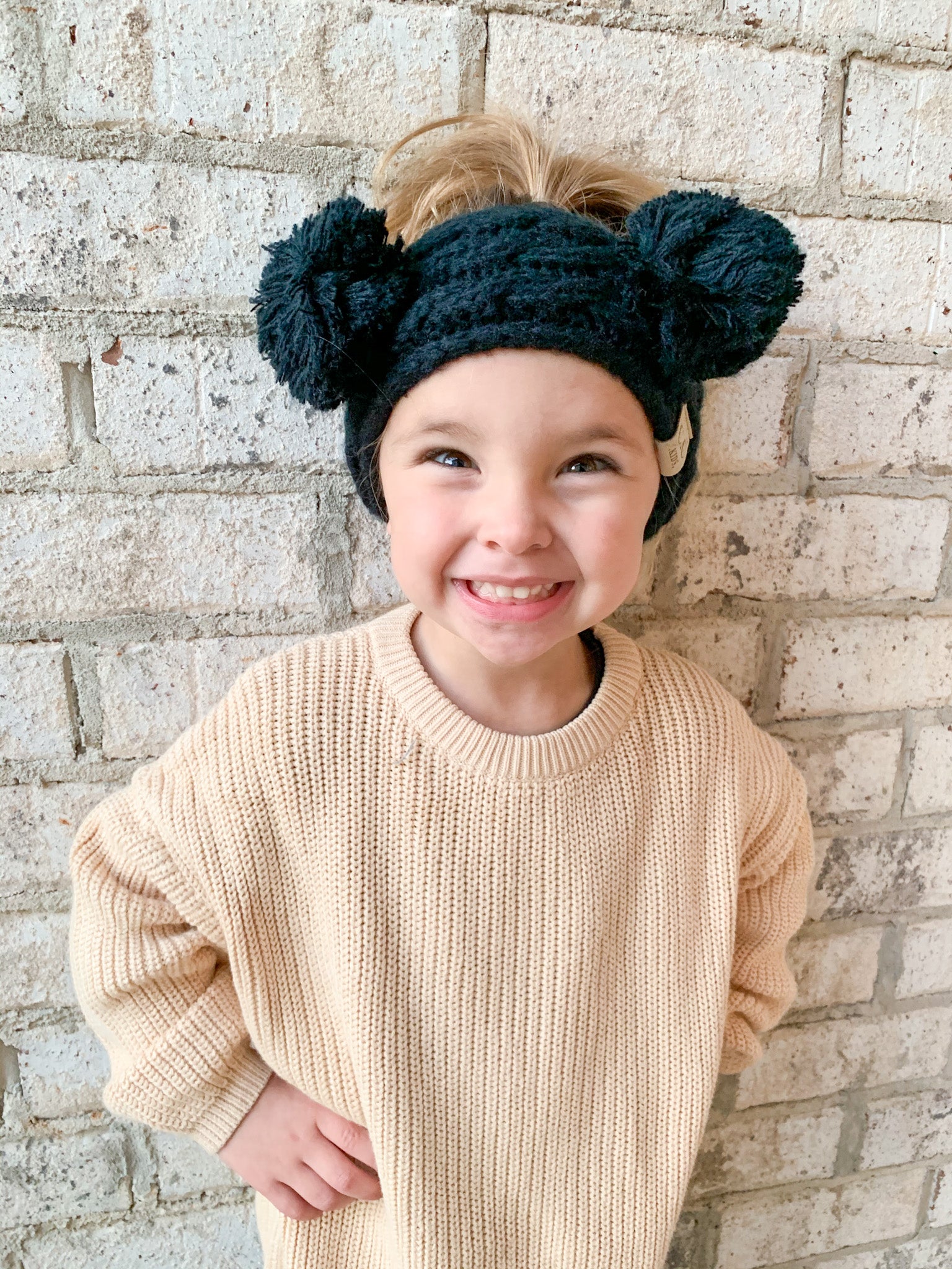 Kids CC PomPom Headwrap