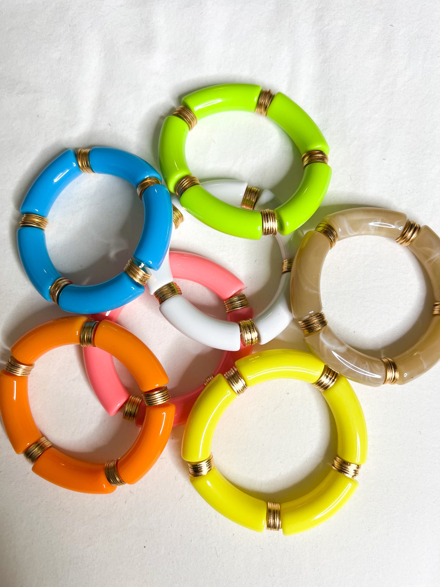 Colorful Disc Bracelets