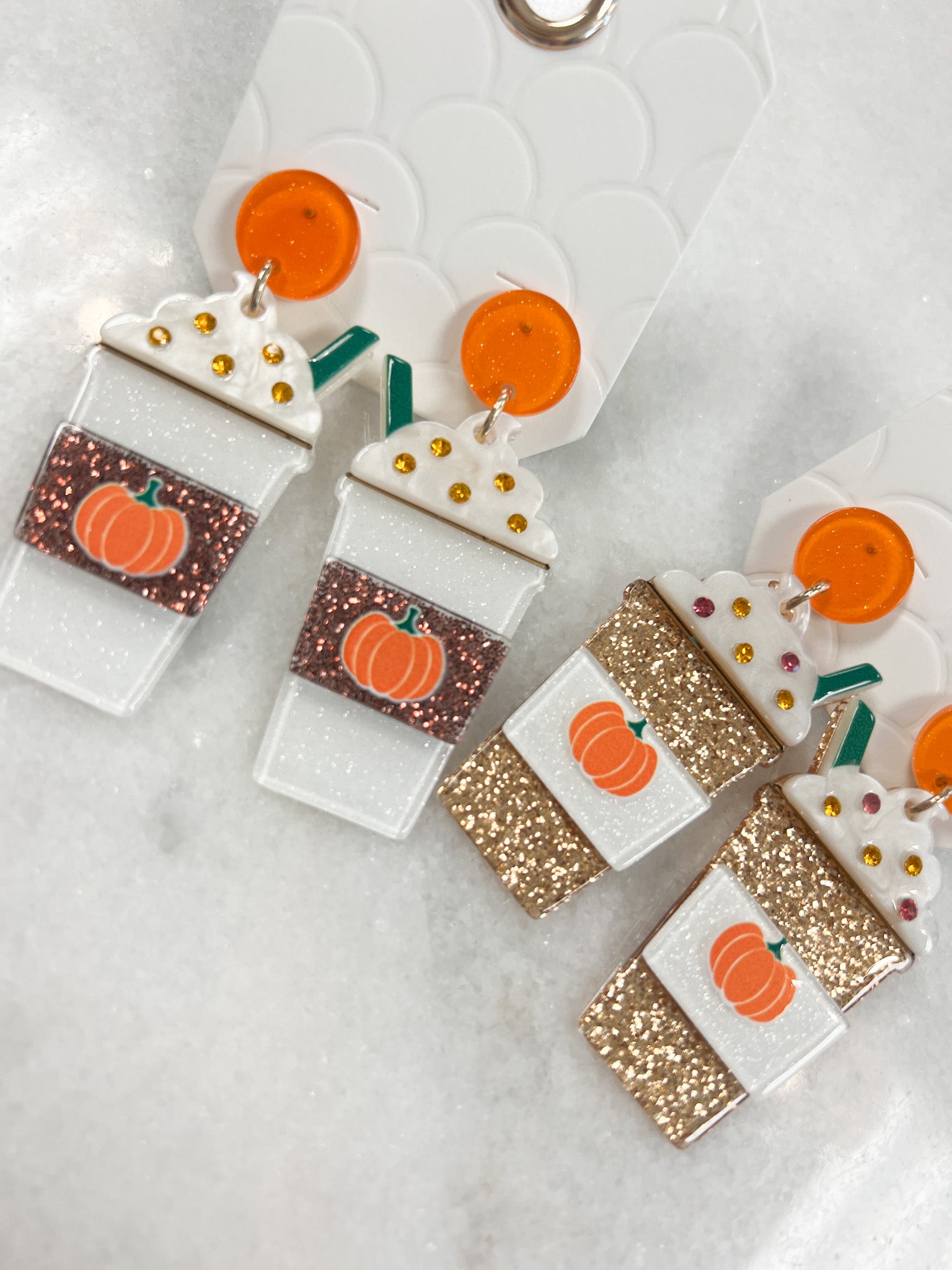 Pumpkin Latte Earrings