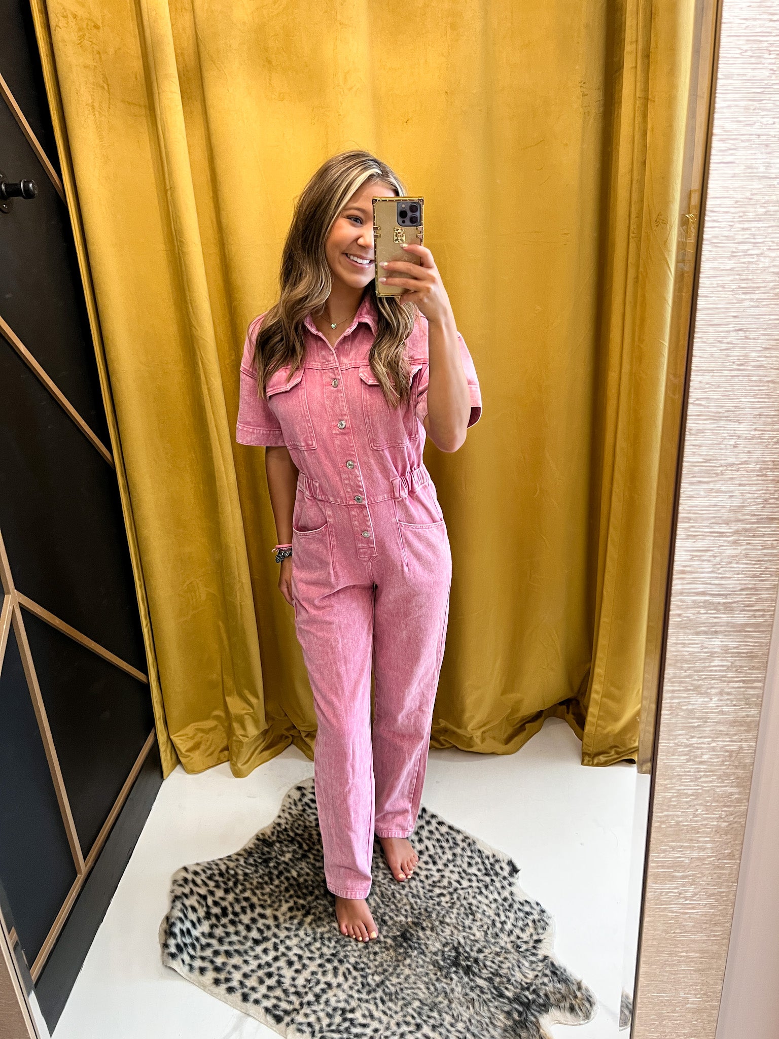 Pink Jumpsuit