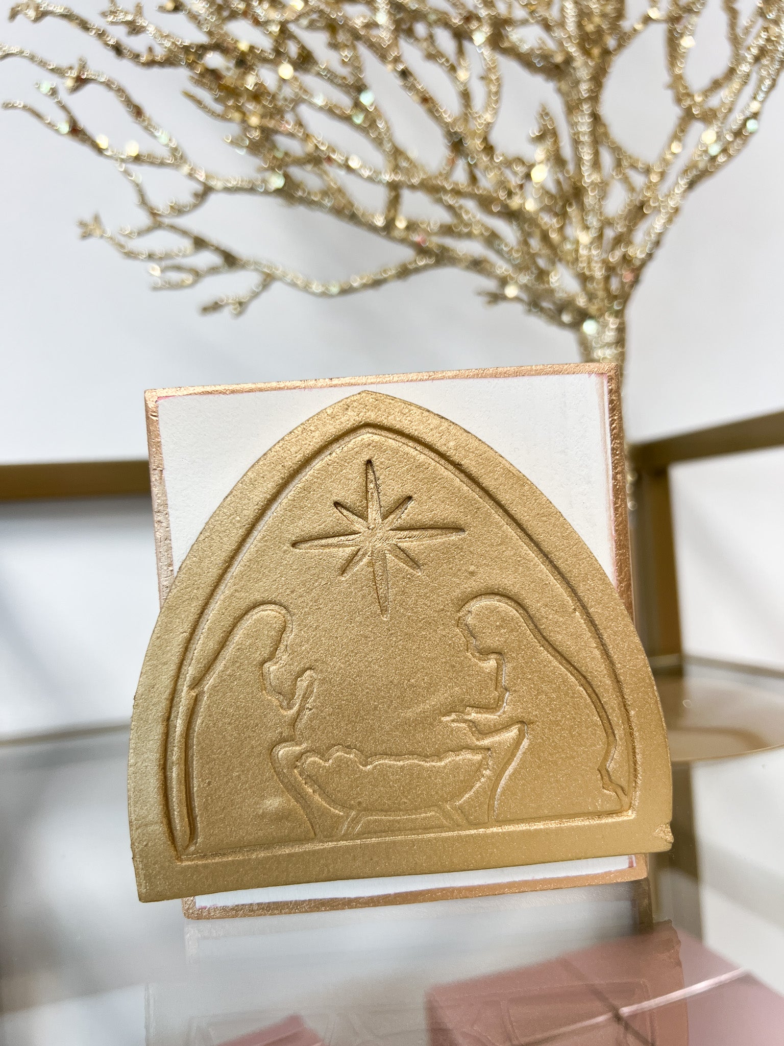 Wood Block Nativity