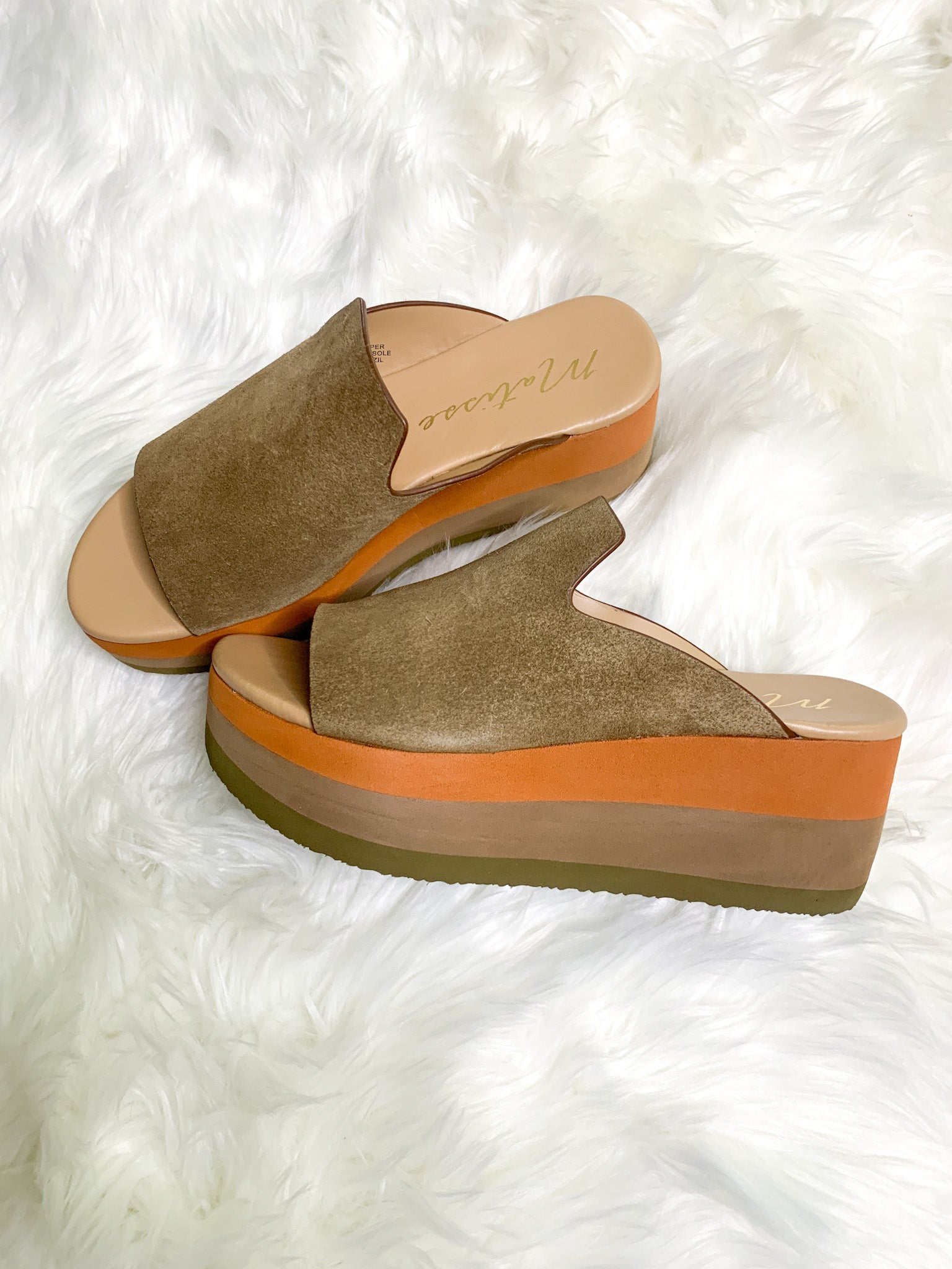 Elsie Taupe Wedge